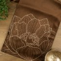 Tischdecke BLINK 13 braun 35x140 braun Velvet Samt