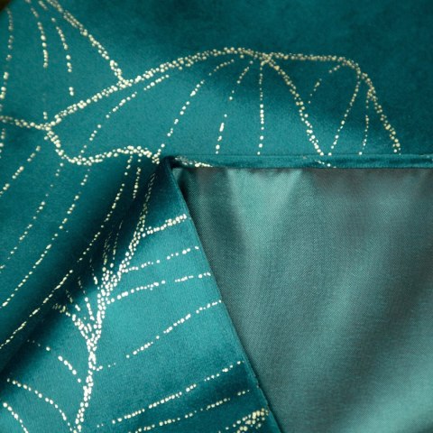 Tischdecke BLINK 13 35x220 dunkeltürkis Velvet Samt