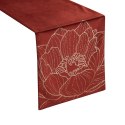 Tischdecke BLINK 13 orange 35x220 orange Velvet Samt