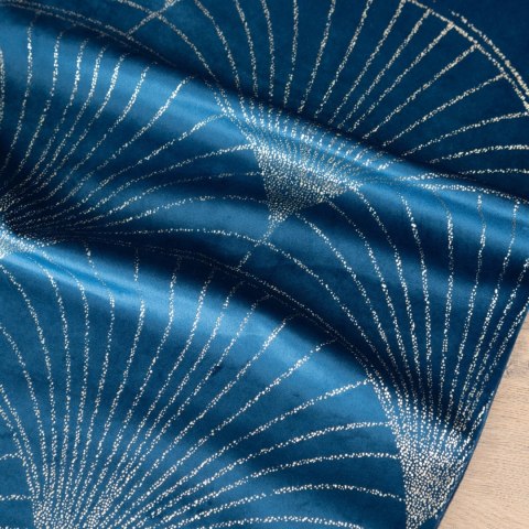 Tischdecke BLINK 14 dunkelblau 35x140 dunkelblau Velvet Samt