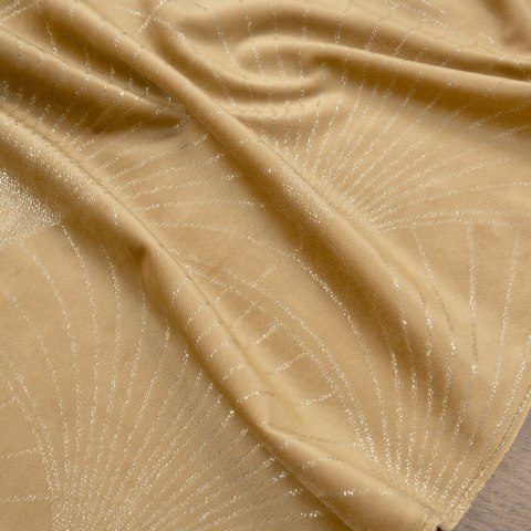 Tischdecke BLINK 14 35x180 honig Velvet Samt