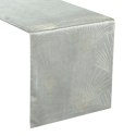 Tischdecke BLINK 14 silber 35x140 silber Velvet Samt