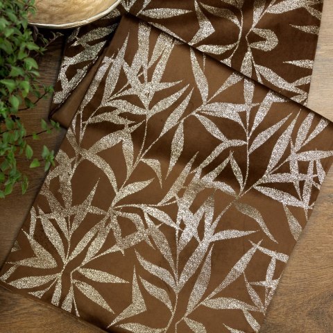 Tischdecke BLINK 15 braun 35x220 braun Velvet Samt