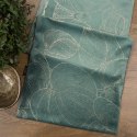 Tischdecke BLINK 16 35x220 dunkelminze Velvet Samt