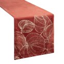 Tischdecke BLINK 16 orange 35x140 orange Velvet Samt