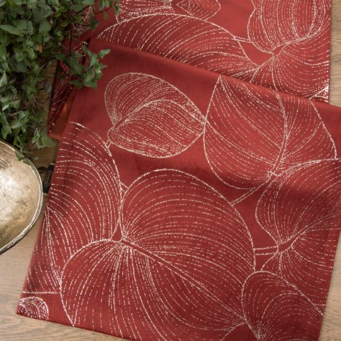 Tischdecke BLINK 16 orange 35x140 orange Velvet Samt