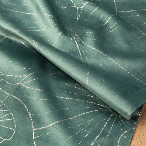 Tischdecke BLINK 18 35x140 dunkelminze Velvet Samt