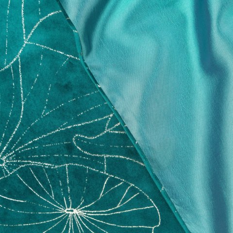 Tischdecke BLINK 18 35x140 dunkeltürkis Velvet Samt