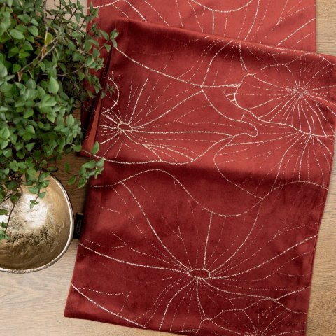 Tischdecke BLINK 18 orange 35x180 CEGL Velvet Samt