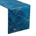 Tischdecke BLINK 18 dunkelblau 35x140 dunkelblau Velvet Samt