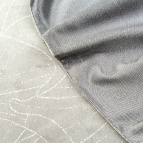 Tischdecke BLINK 18 silber 35x140 silber Velvet Samt