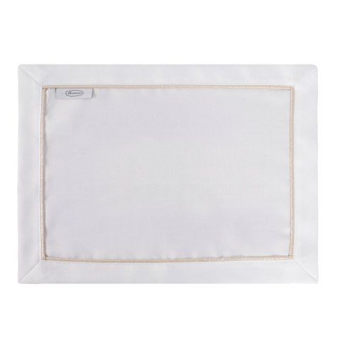 Tischdecke MADELE weiß gold 30x40 x4 KPL