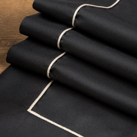 Tischdecke MADELE schwarz 85x85