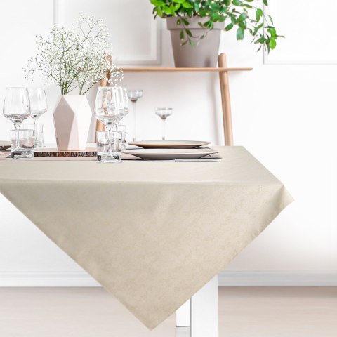 Tischdecke SPARKLE creme gold 85x85 creme gold