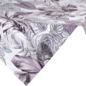 Tischdecke DAVOS2 85X85 lila grau mit botanischem Muster