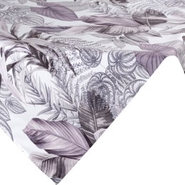 Tischdecke DAVOS2 85X85 lila grau mit botanischem Muster