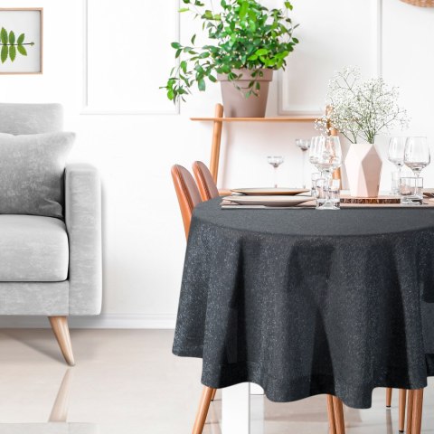 Tischdecke STELLA 1 schwarz 150 RD