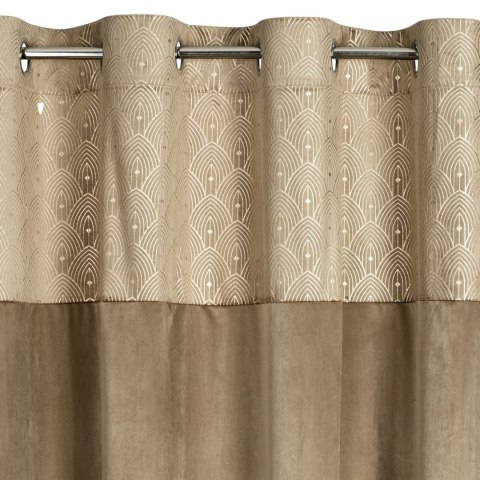 Vorhang AGNES beige 140x250 Ösen