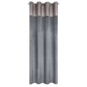 Vorhang AGNES graphit 140x250 Ösen