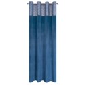 Vorhang AGNES dunkelblau 140x250 Ösen