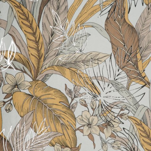 Vorhang ADEL weiß silber 140x250 Ösen