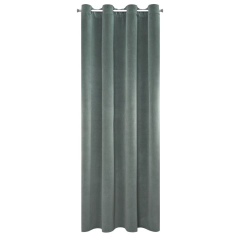 Vorhang ADELLE dunkelminze 140x250 Ösen