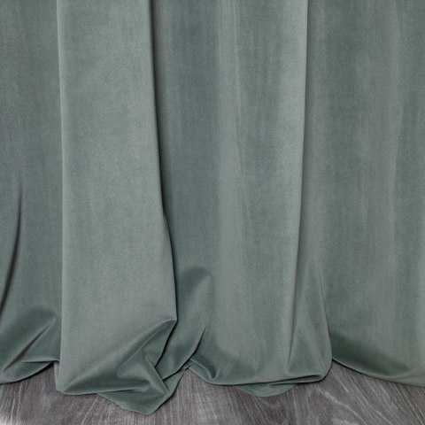 Vorhang ADELLE dunkelminze 140x250 Ösen