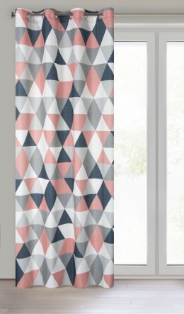 Vorhang ADINA dunkelrosa 140x250 Ösen