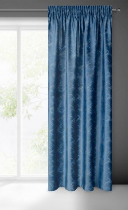 Vorhang ADRIA blau SZA 140x270 Kräuselband