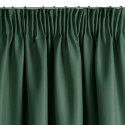 Vorhang AGGIE dunkelgrün 140x270 Kräuselband
