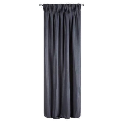 Vorhang AGGIE dunkelblau 140x270 Kräuselband