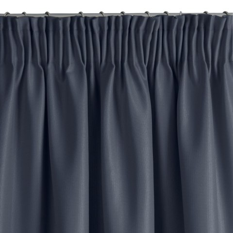 Vorhang AGGIE dunkelblau 140x270 Kräuselband