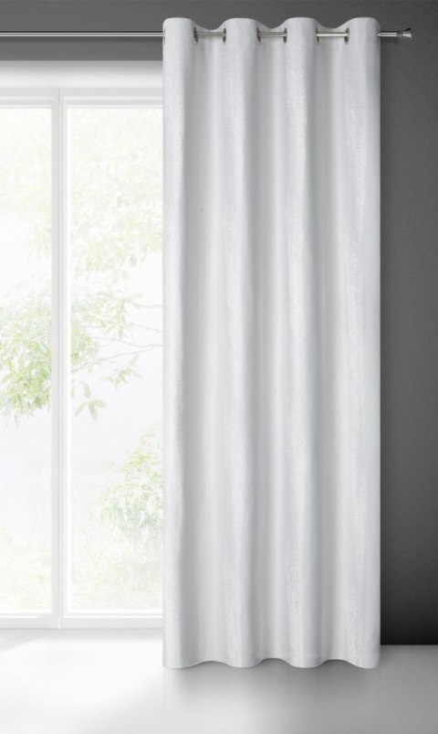 Vorhang AGGIE hellsilber 140x250 Ösen