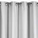 Vorhang AGGIE hellsilber 140x250 Ösen