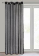 Vorhang AGIS schwarz 140x250 Ösen