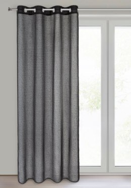 Vorhang AGIS schwarz 140x250 Ösen
