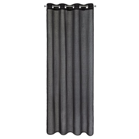 Vorhang AGIS schwarz 140x250 Ösen