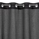 Vorhang AGIS schwarz 140x250 Ösen