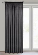 Vorhang AGIS schwarz 140x270 Kräuselband