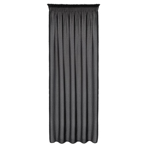 Vorhang AGIS schwarz 140x270 Kräuselband