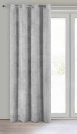 Vorhang AGIS silber 140x250 Ösen