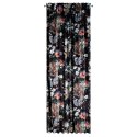 Vorhang ALANI schwarz RU 140x270 Kräuselband