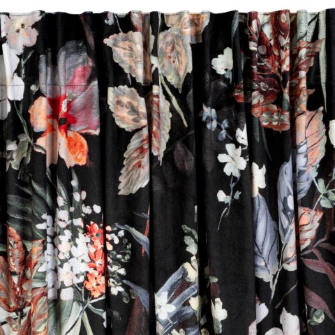 Vorhang ALANI schwarz RU 140x270 Kräuselband