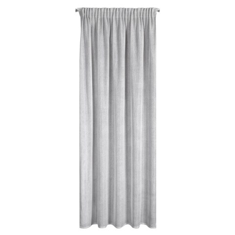 Vorhang ALEKSA silber 140x270 Kräuselband