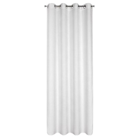 Vorhang ALETA weiß 135x250 Ösen