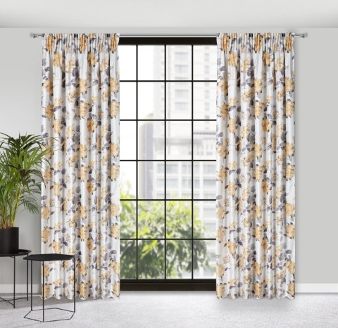 Vorhang ALISON weiß MU 140x270 Kräuselband