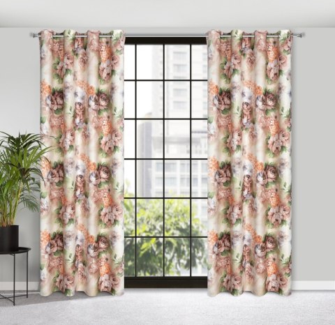 Vorhang ALTEA beige 140x250 Ösen