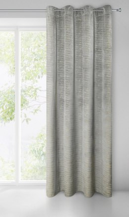 Vorhang ALUVIA stahl 140x250 Ösen