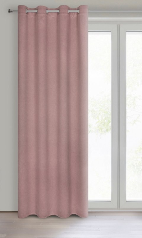 Vorhang AMARO altrosaR 135x250 Ösen