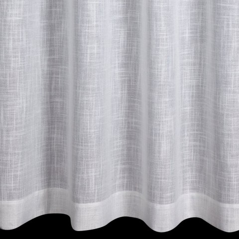 Vorhang ANA weiß dunkelblau 140x250 Ösen